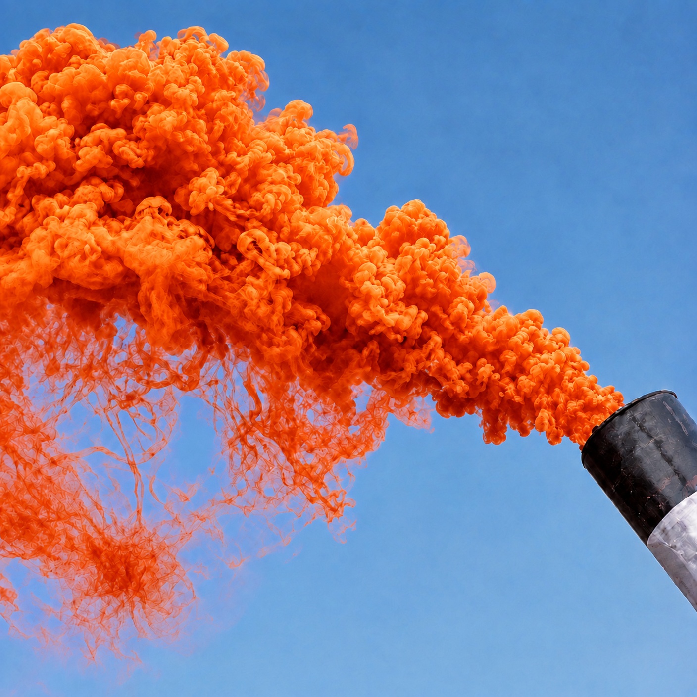Bengala de Humo Naranja XL (Duración extra)