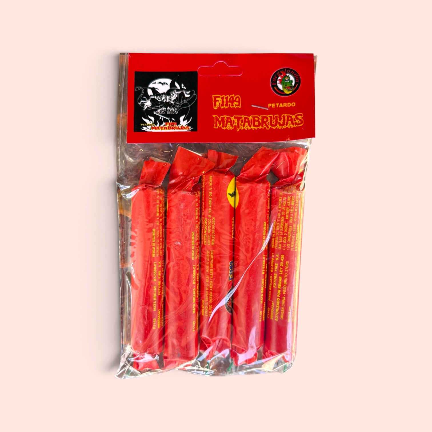 PACK | Petardo Explosivo Gigante Matabrujas (10 bolsas x 5u) - Imagen 2