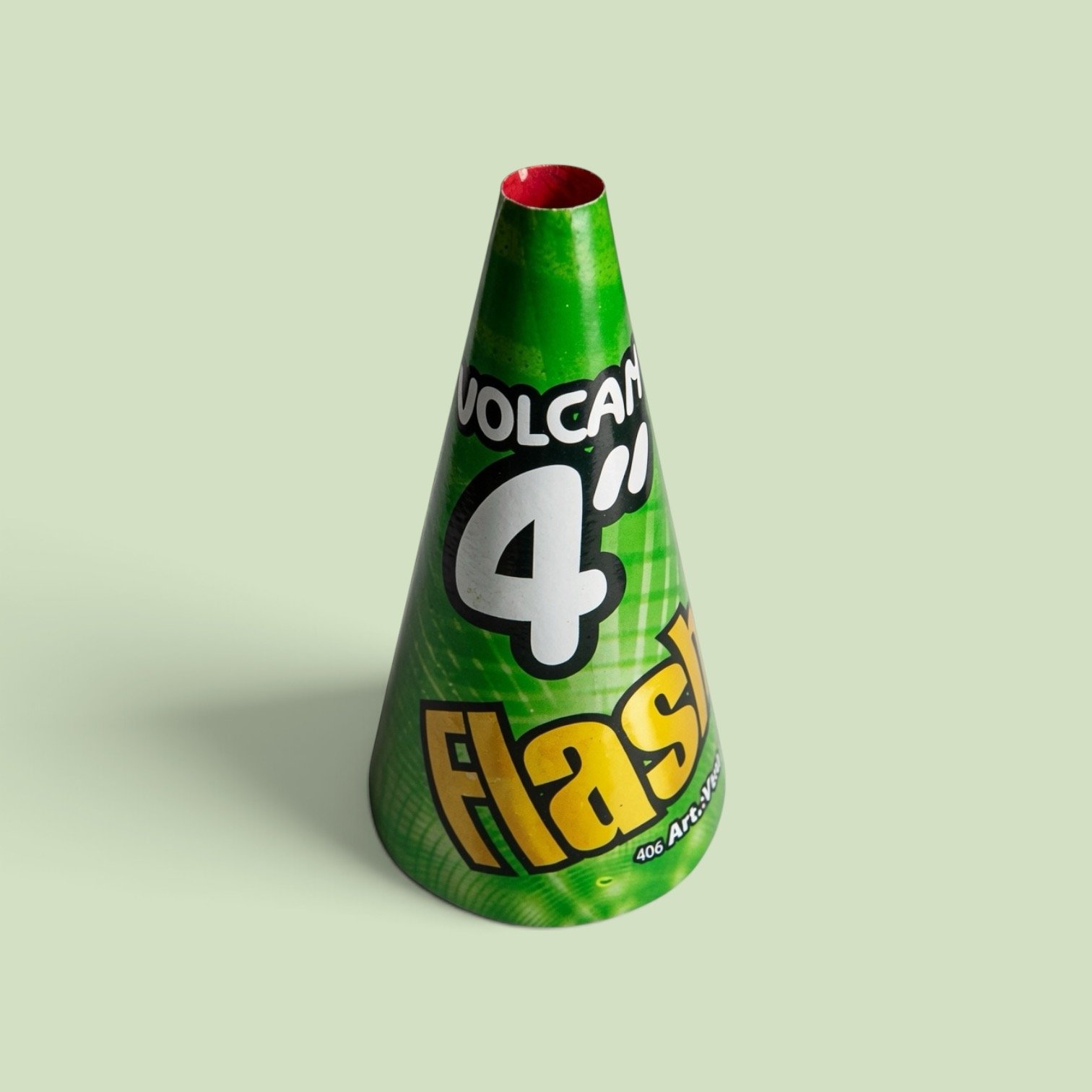 Volcán de chispas 4"